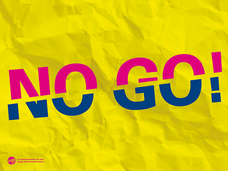 Symbolbild: Logo No Go Logo No Go
