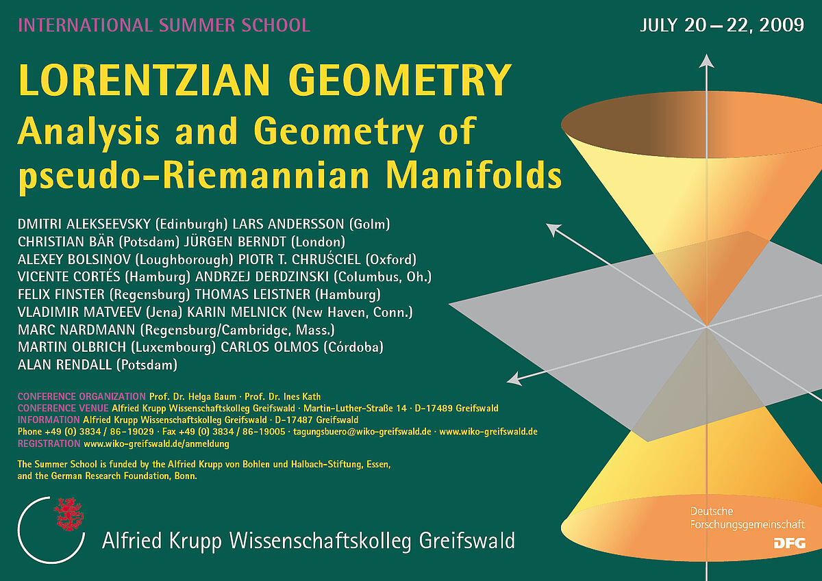 Lorentzian Geometry (Analysis and Geometry of pseudo-Riemannian 